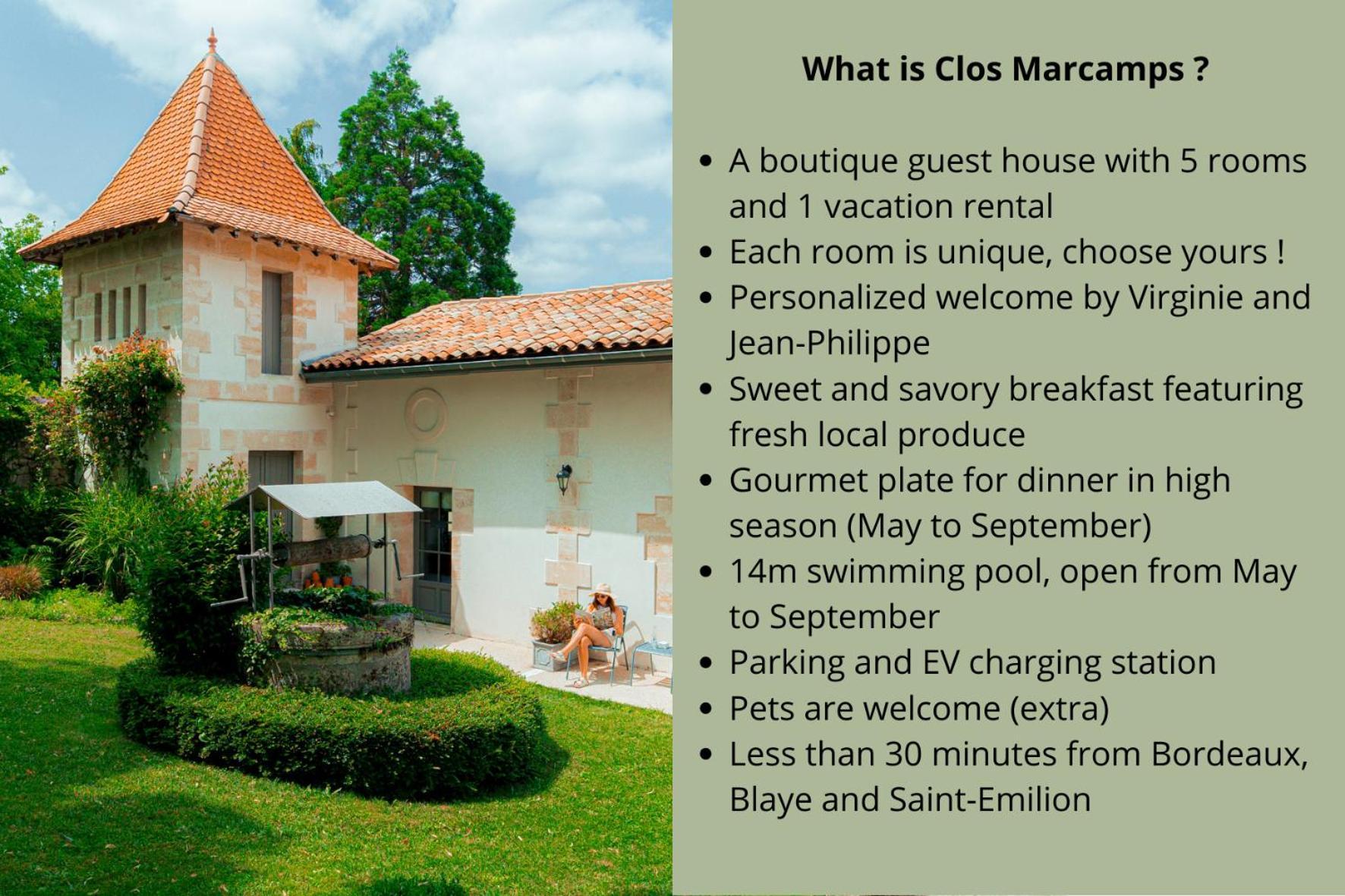 Clos Marcamps - Teritoria Gasthuis Prignac-et-Marcamps
